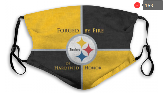 NFL Pittsburgh Steelers #7 Dust mask with filter->nfl dust mask->Sports Accessory